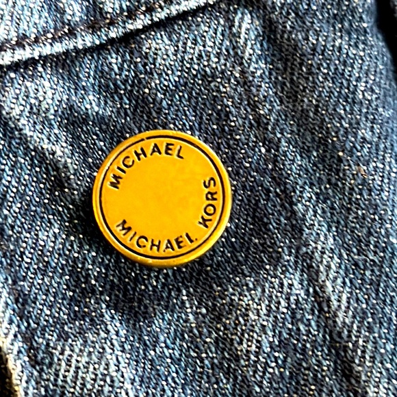 MICHAEL-MICHAEL KORS || Blue Denim Jacket. Sz. L - Picture 10 of 10
